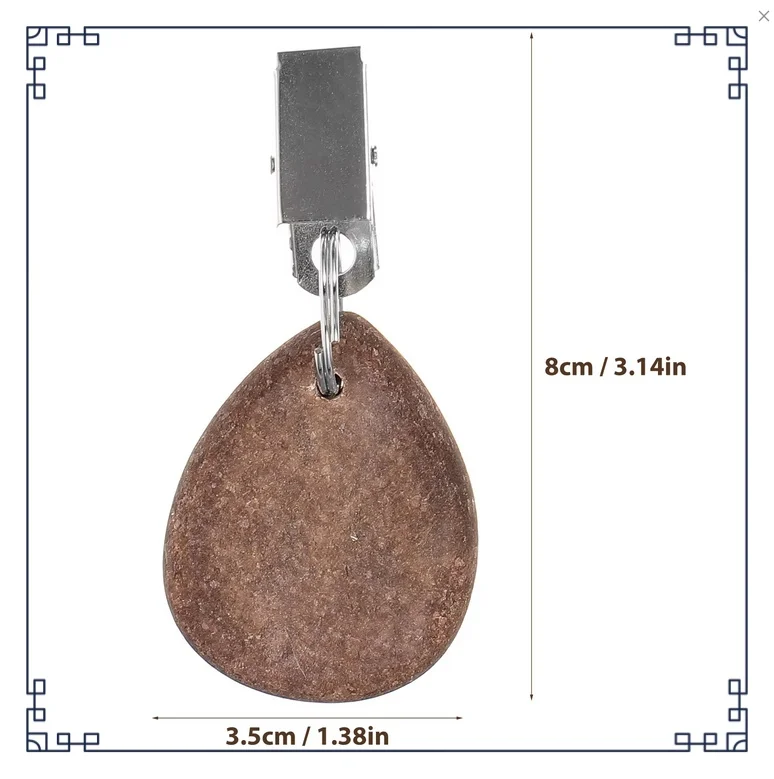 

4pcs Tablecloth Weights Stainless Steel Decorative Clips Windproof Outdoor Hanging Parts Stable Compact Pendant