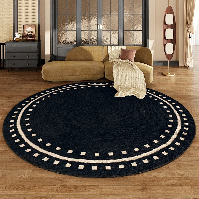 Wabi-sabi Wind Carpets for Living Room Light Luxury Bedroom Decor Plush Carpet Home Cloakroom Non-slip Floor Mat Fluffy Soft Rug