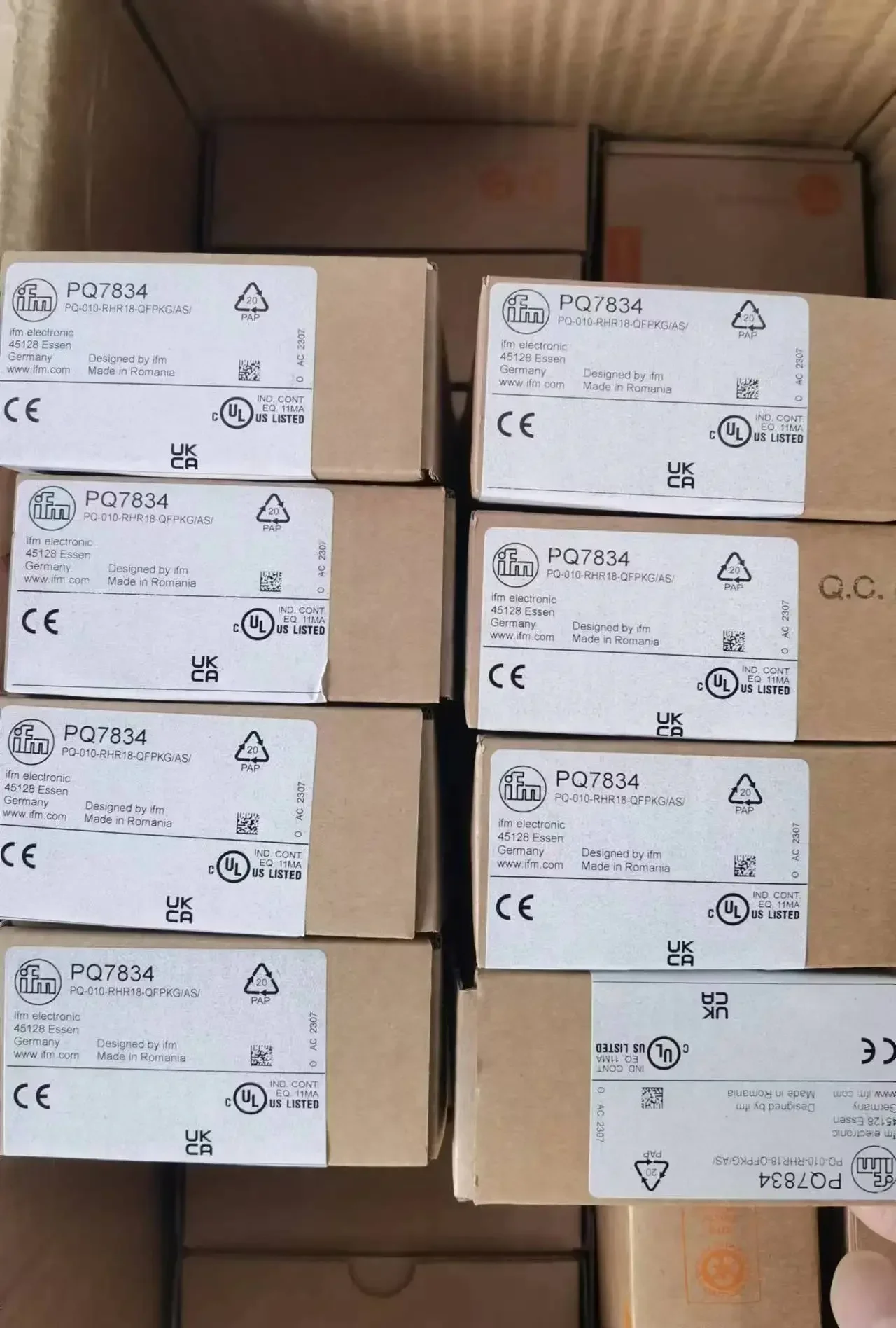 2026 Hot Sale New IFM PQ3809 PQ7809 PQ3834 PQ7834 Sensor In Stock