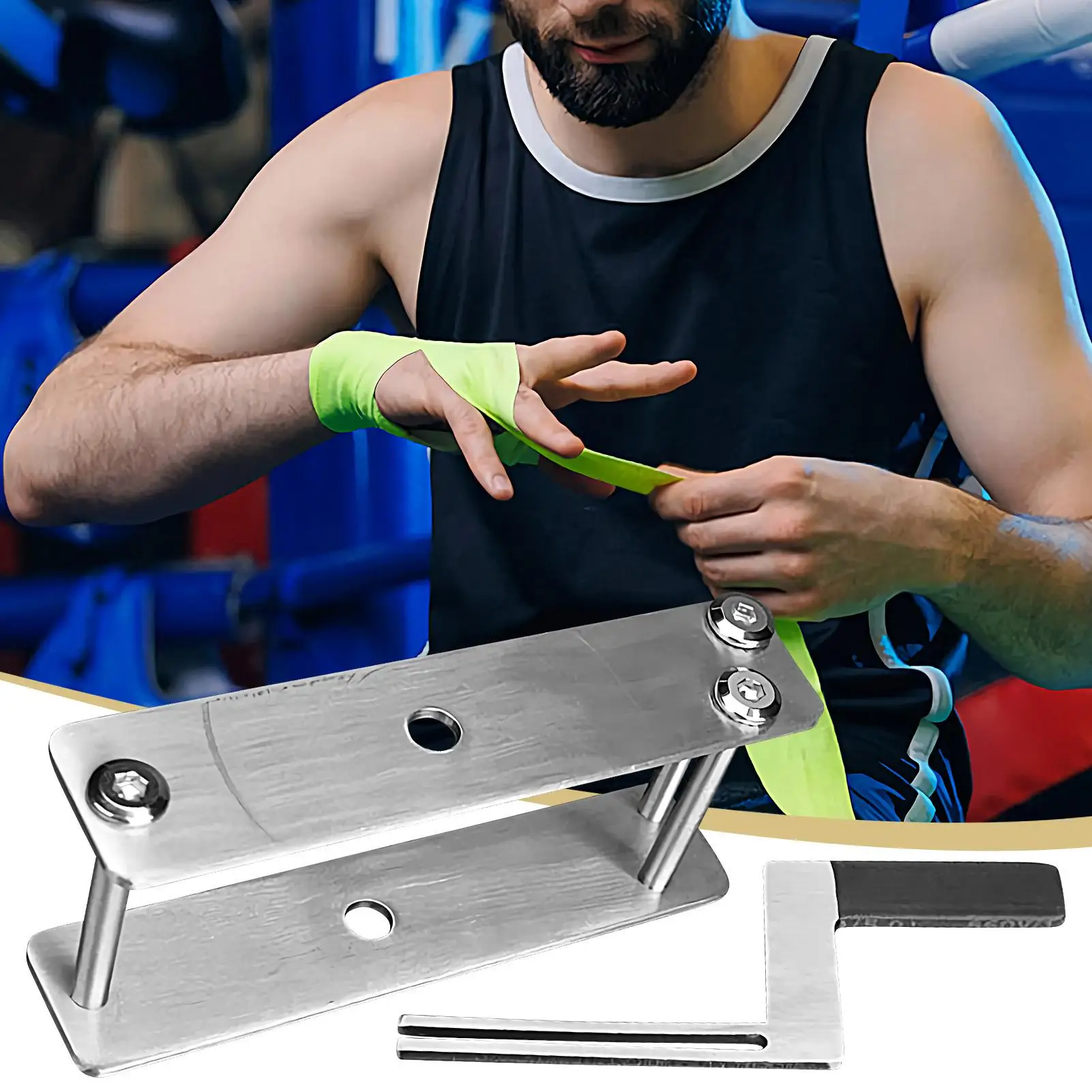 

Ручная обертка, ролик, металлическая ручная повязка, роликовые ленты для хранения, органайзер, инструмент для упаковки для Муай Тай, тренировочная практика по боевым искусствам