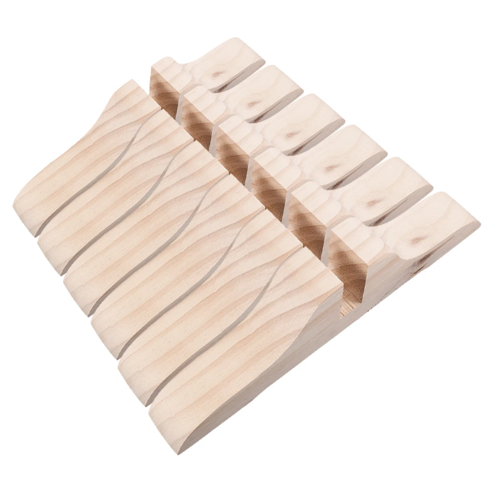 

6pcs Wooden Room Divider Stand Base For Privacy Screen Folding Partition Support Sturdy Holder Feet Floor Protector