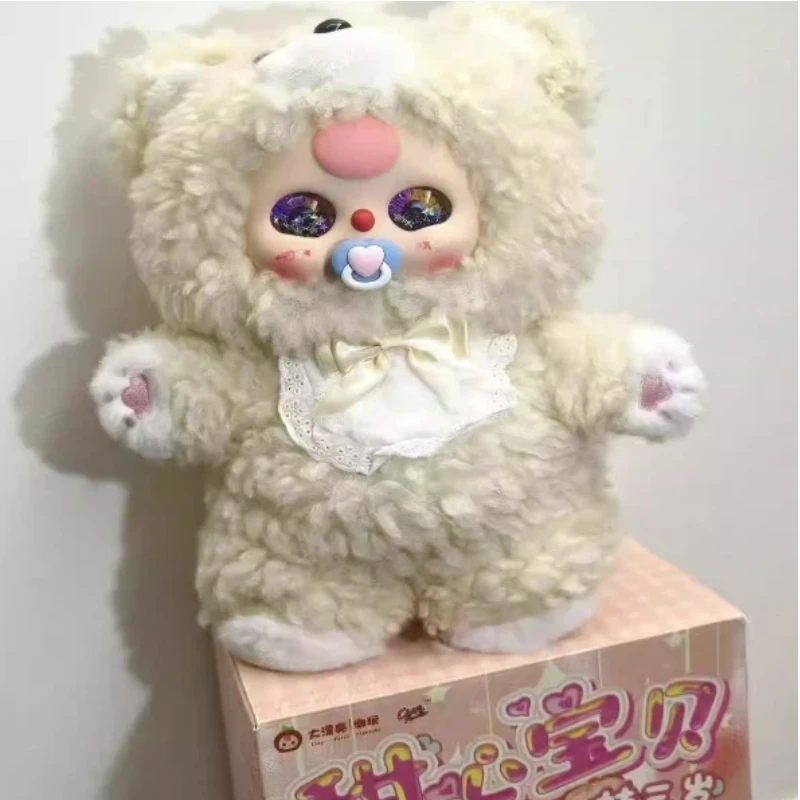 

Baby Three Vinyl Face Shell Mini Face Pacifier Accessories for 80/100/200/400 Body DIY Mini Decor Pacifier Parts