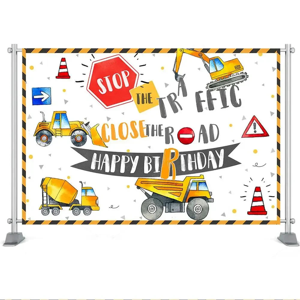 حفارة فوتوكول الخلفيات عيد ميلاد البناء حفلة الحذر عيد ميلاد المرور إغلاق إعلان خلفيات التصوير الفوتوغرافي للصور
