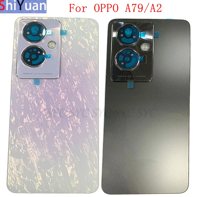 

Battery Cover Rear Door Housing Case For OPPO A79 A2 Back Cover with Logo Replacement Parts