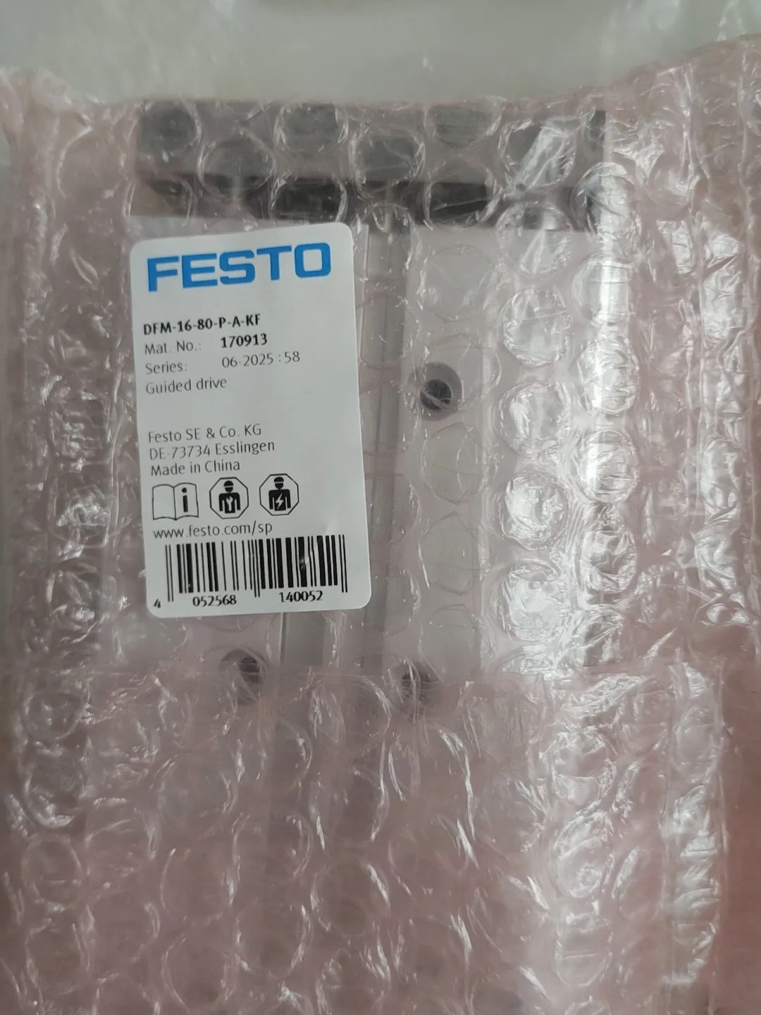 FESTO new original genuine guide rod cylinder DFM-16-80-P-A-KF 170913