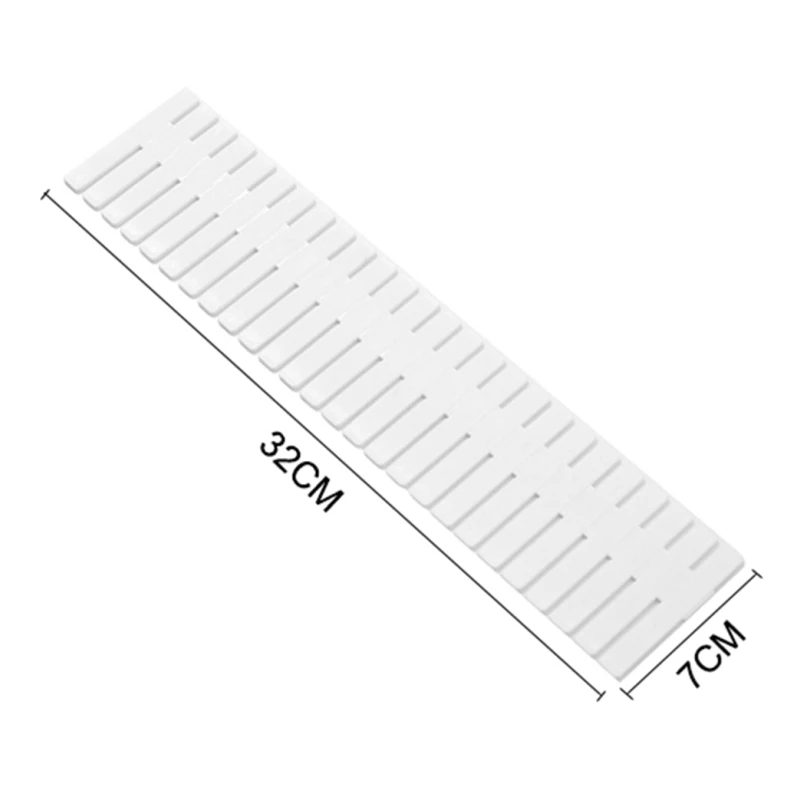 4pcs DIY 서랍 주최자 디바이더 조정 가능한 가정용 스토리지 캐비닛 조합 파티션 분할 주최자 속옷 양말