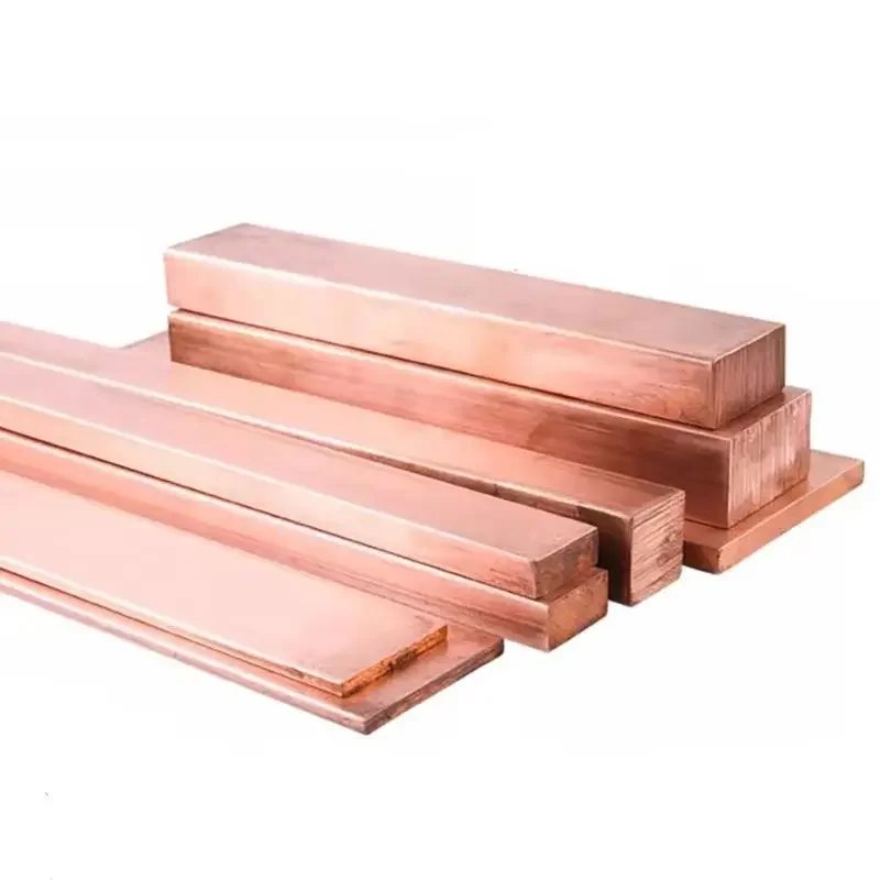 Copper Flat Bar/Sheet, High Purity Cu Plate for Electrical, Heat Sink & DIY, Custom Cut