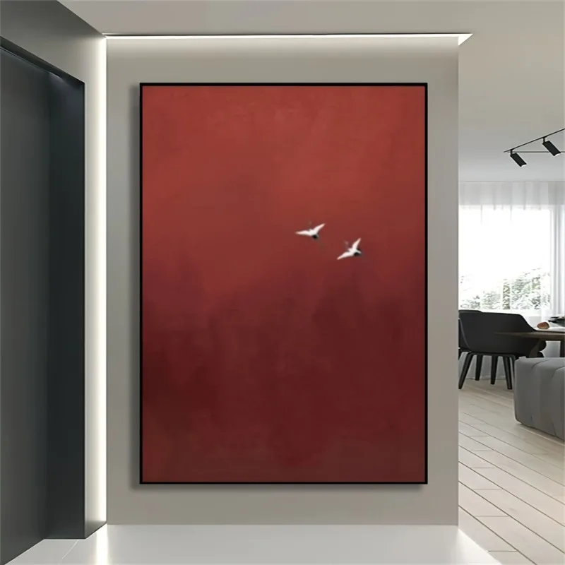 

Modern Minimalist "Red Sandstone" Theme, No Frame, Fashionable Wall Art for Home, Office, Corridor, Bars, Bedrooms Home Decor