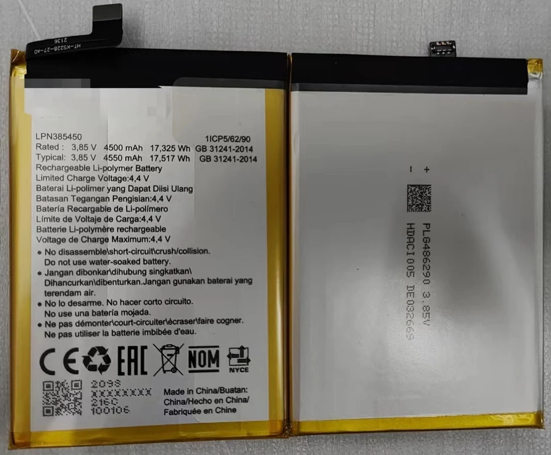 

Original New Hisense LPN385450 Battery 4500mah