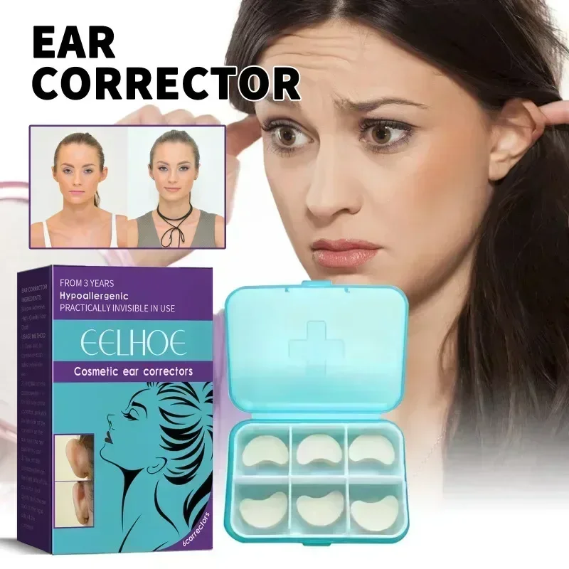 6Pcs Invisible Protruding Ears Correctar Tape Portable Small Ear Aesthetic Correctar Without Surgery Beauty V Face Sticker