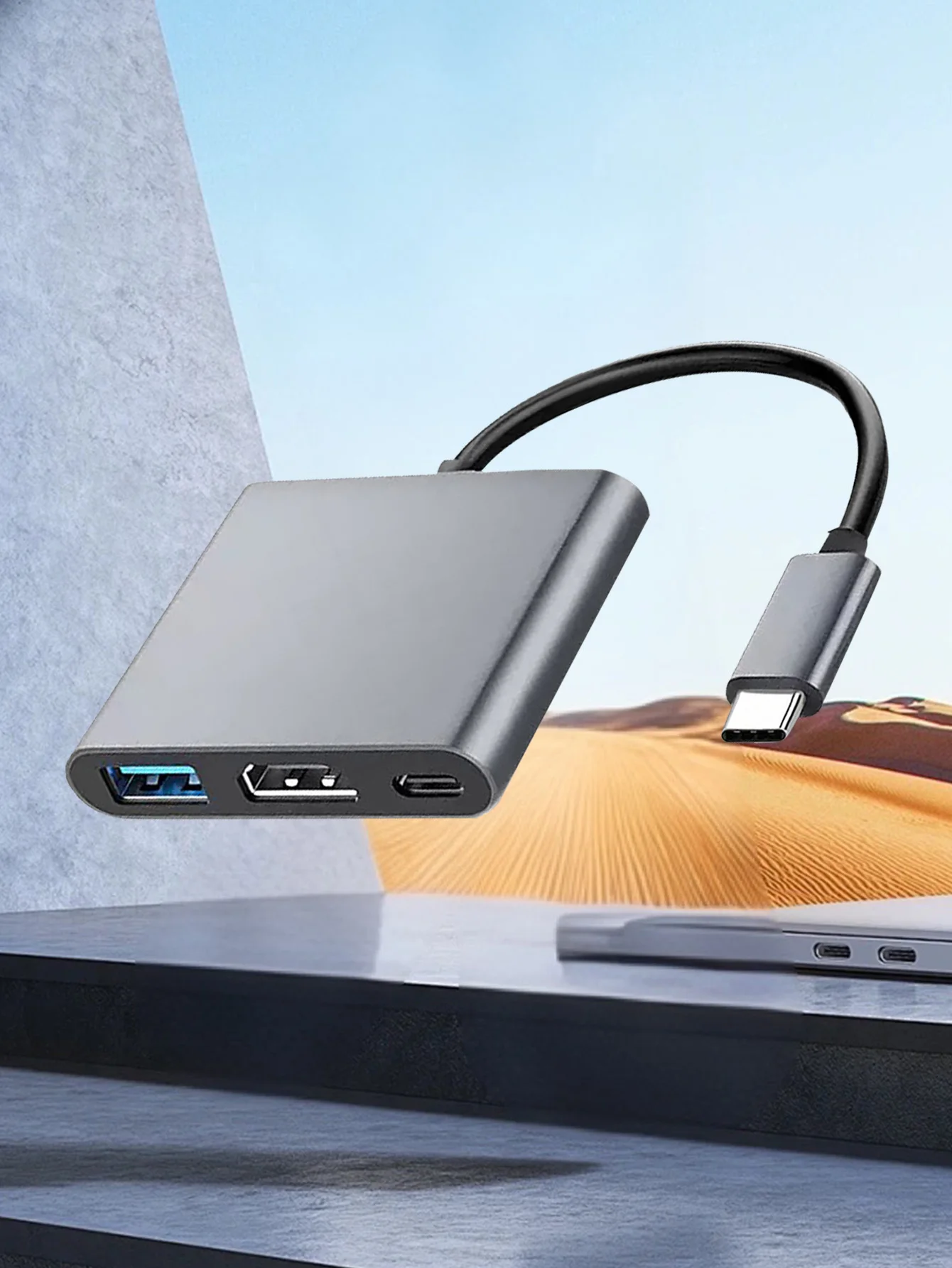 

Преобразователь 3-в-1 Type-c, интерфейс USB3.0, многофункциональный преобразователь OTG, высокоскоростная передача