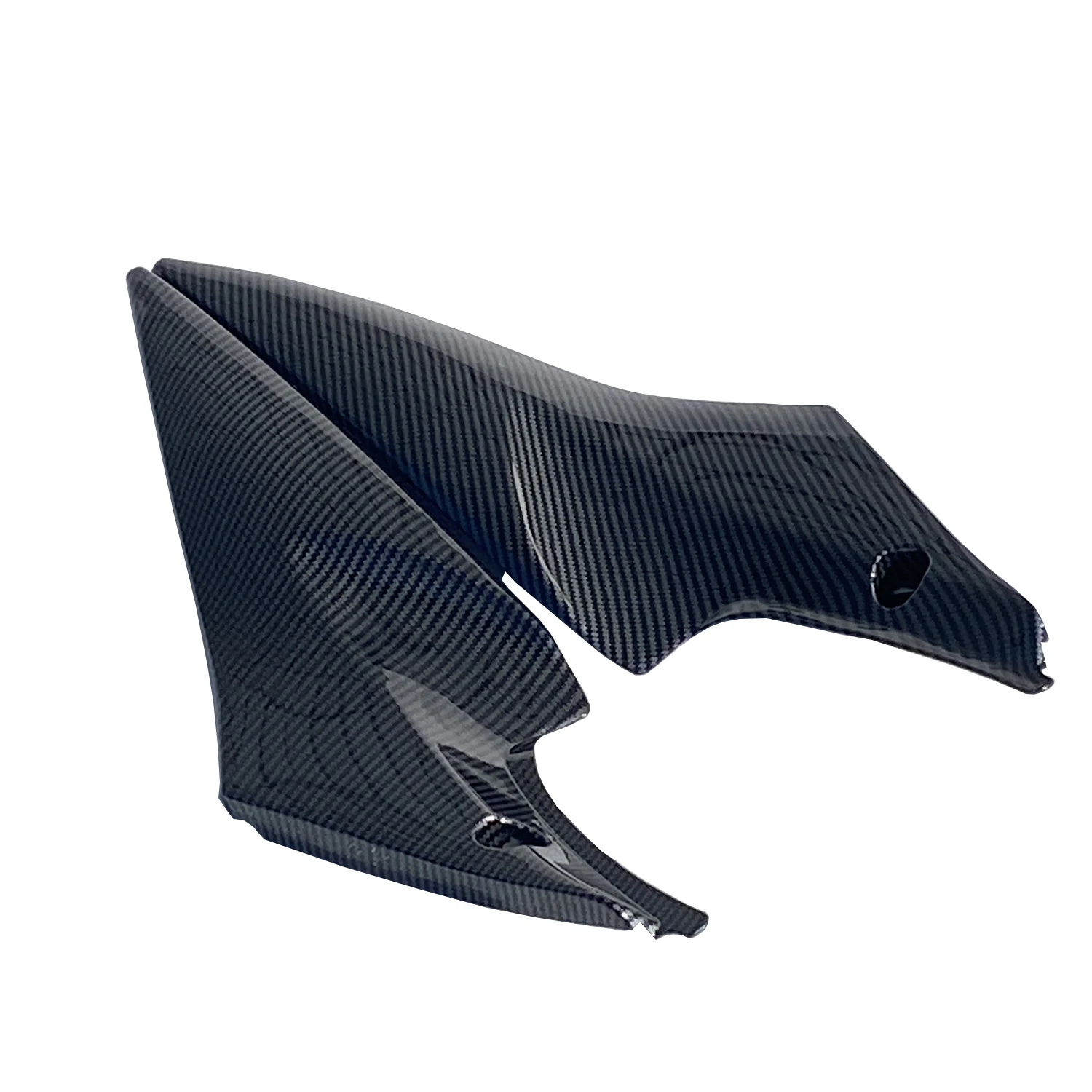 Carbon Fiber Painting Gas Tank Side Panel Cover Fairing For Suzuki GSXR 600 750 2006 2007 K6