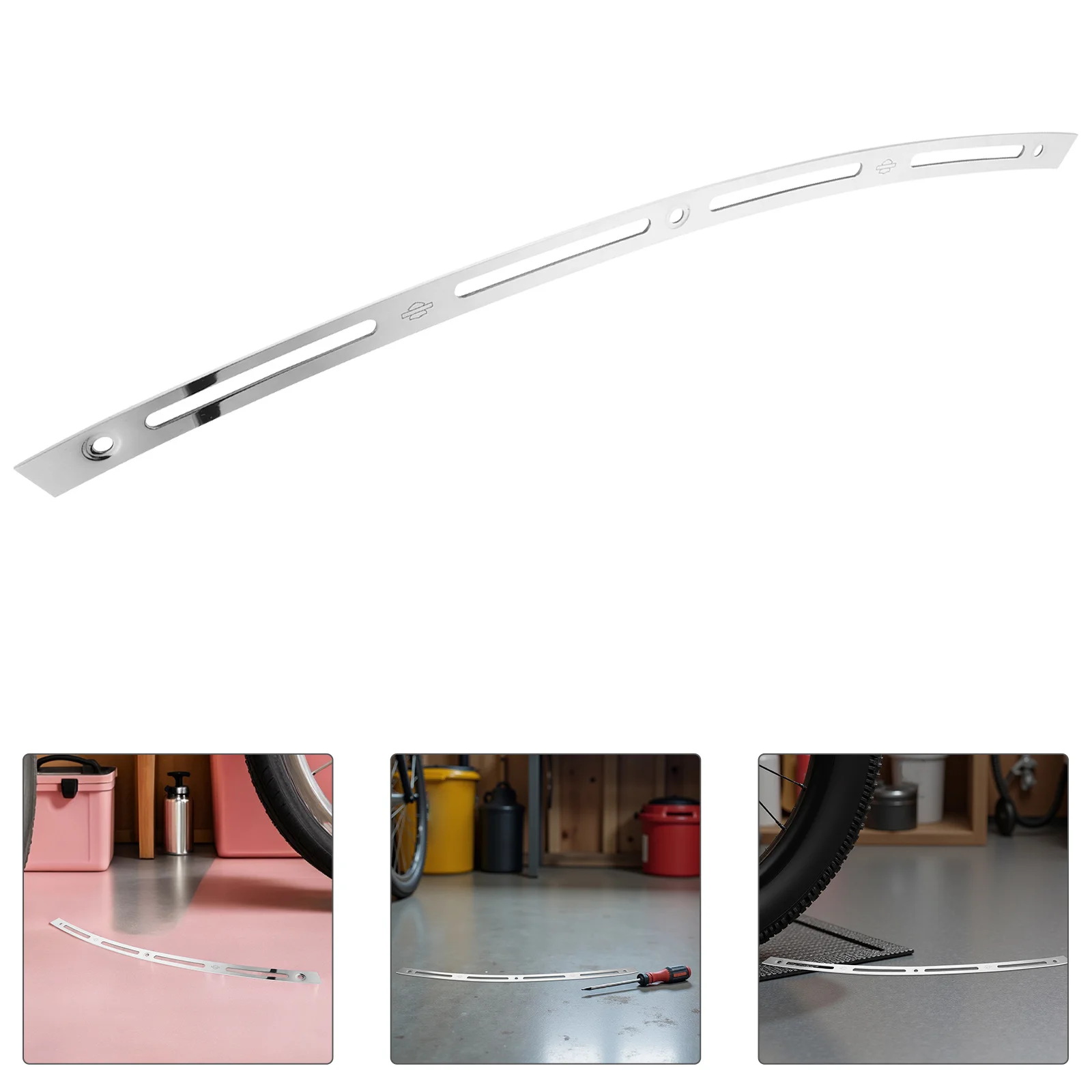 

Alloy Windscreen Strip Decoration Motorcycle Windshield Slot Trims for Touring Enhances Aesthetics