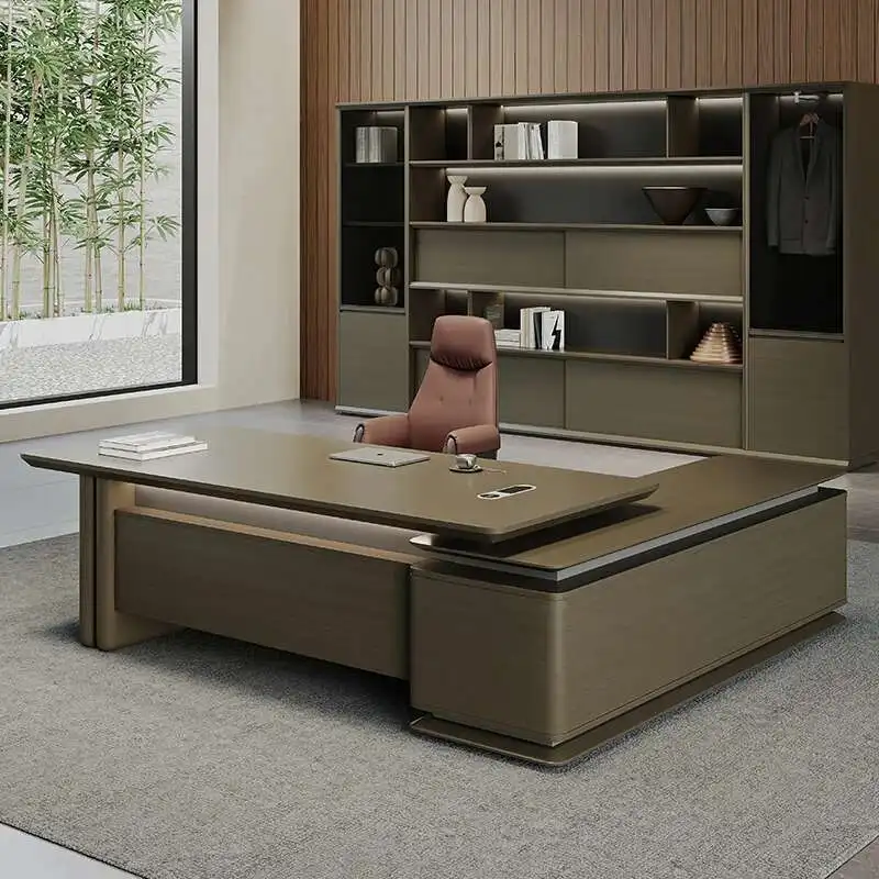 High End Minimalist Office Desk European In Stock Executive Organizer Office Desk Work Conference Escritorio Oficina Furniture