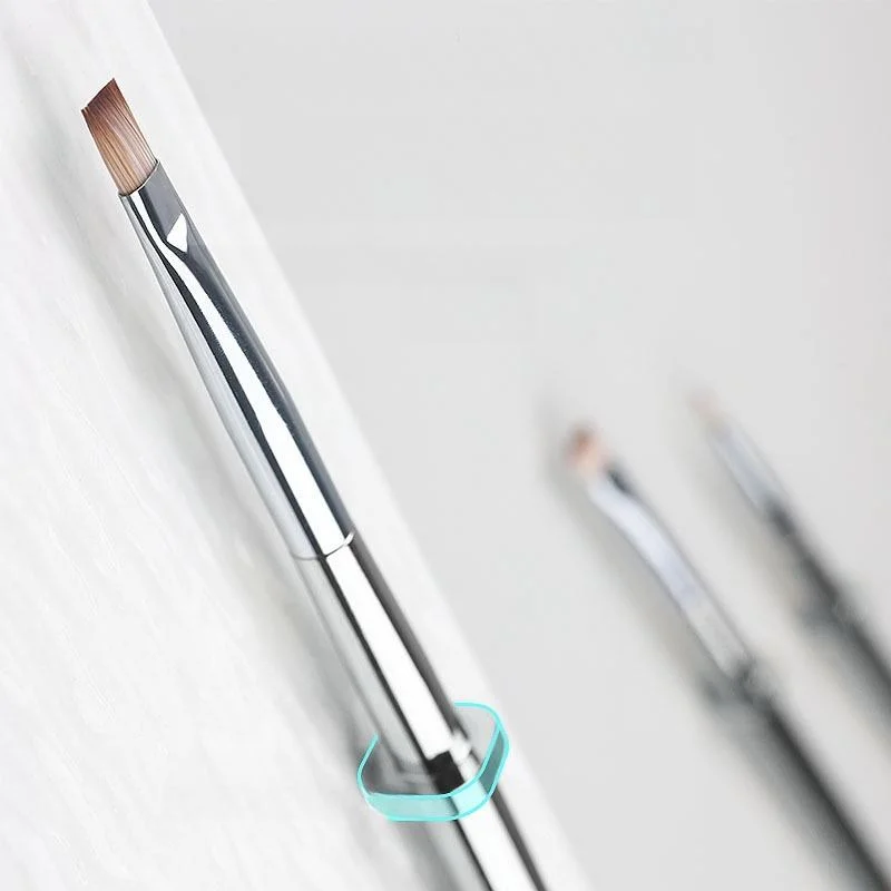 ชุดแปรงเพ้นท์เล็บแบบถอดได้, แปรงทรงสี่เหลี่ยมเล็ก ทรงกลม ทรงสามเหลี่ยม และแปรงไลเนอร์สำหรับเพ้นท์เจล, อุปกรณ์เพ้นท์เล็บระดับมืออาชีพ