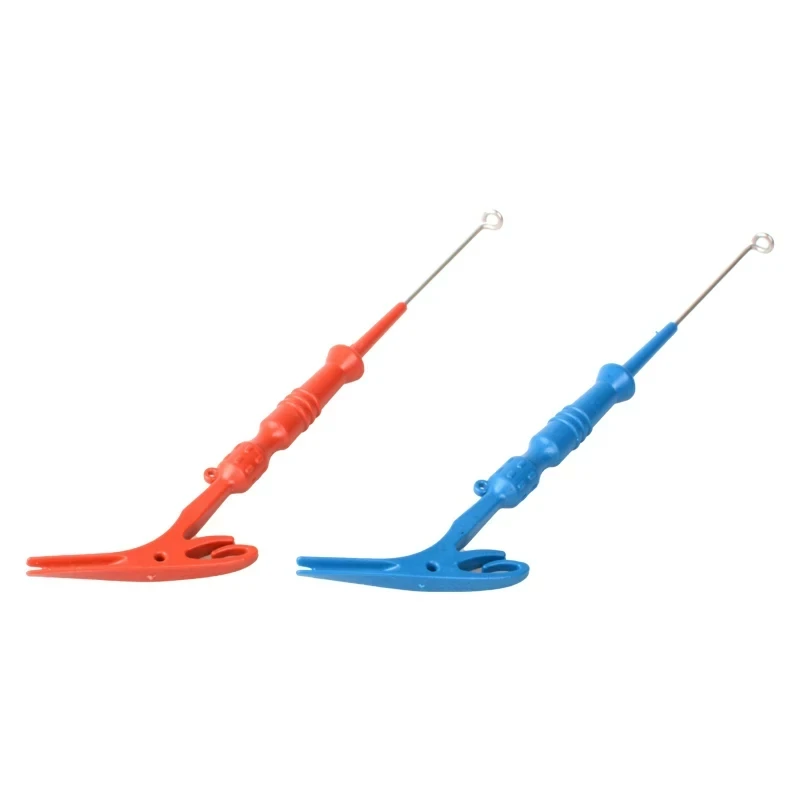 Multifunctional Fishing Hook Remover Quick Knot Tying Tool Portable Deep Throat Hook Puller ABS Fishing Tackle Accessories