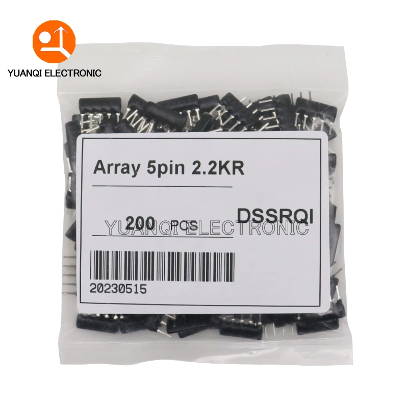 

200pcs 9PIN 8PIN 7PIN 6PIN 5PIN 10PIN 4PIN exclusion Network Resistor array DIP 100 220 470 1K 1.5K 2.2K 10K 22K 47K 100K ohm