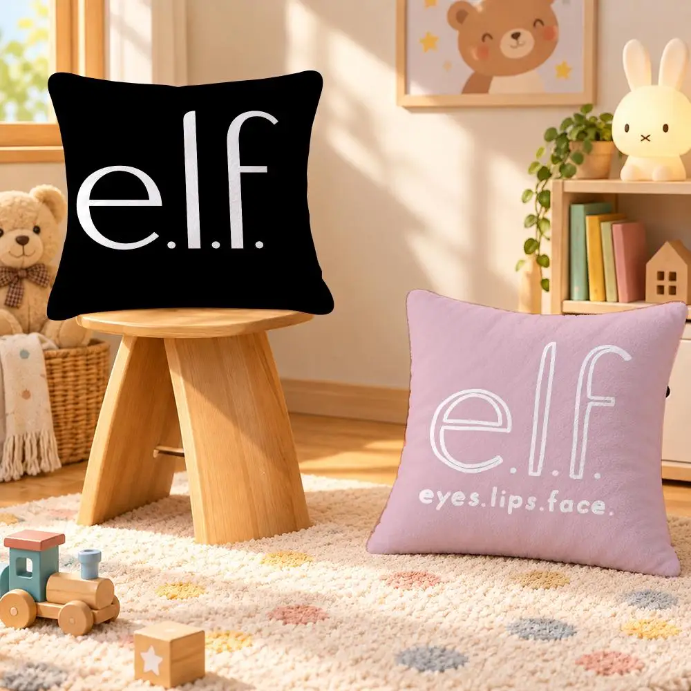Brand E.L.F. Cosmetics Makeup Cushion Cover Personalized Decorative Living Room Home Sofa Bedroom Office Car Decor