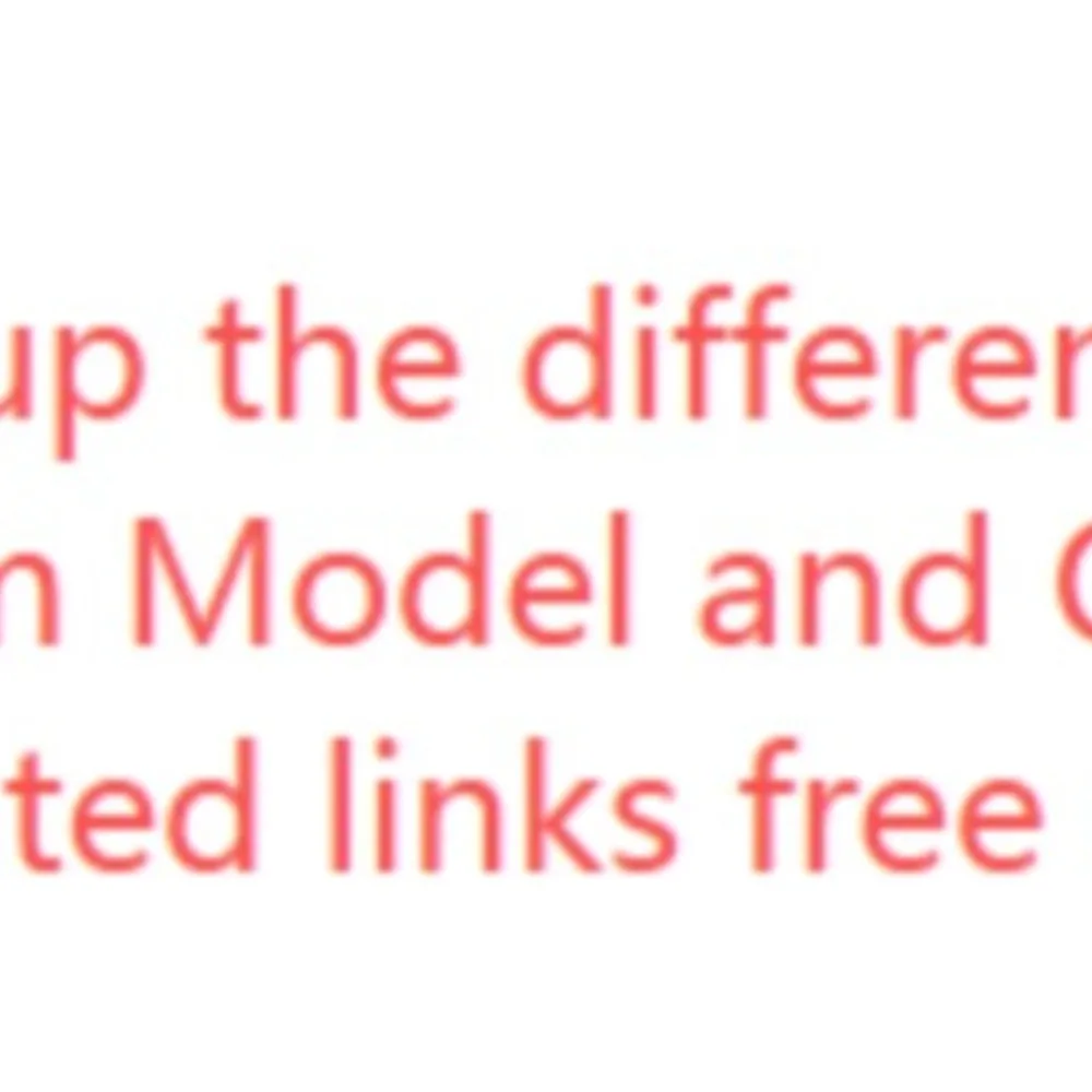 Make up the difference Custom Model and Orders Dedicated links free shipping