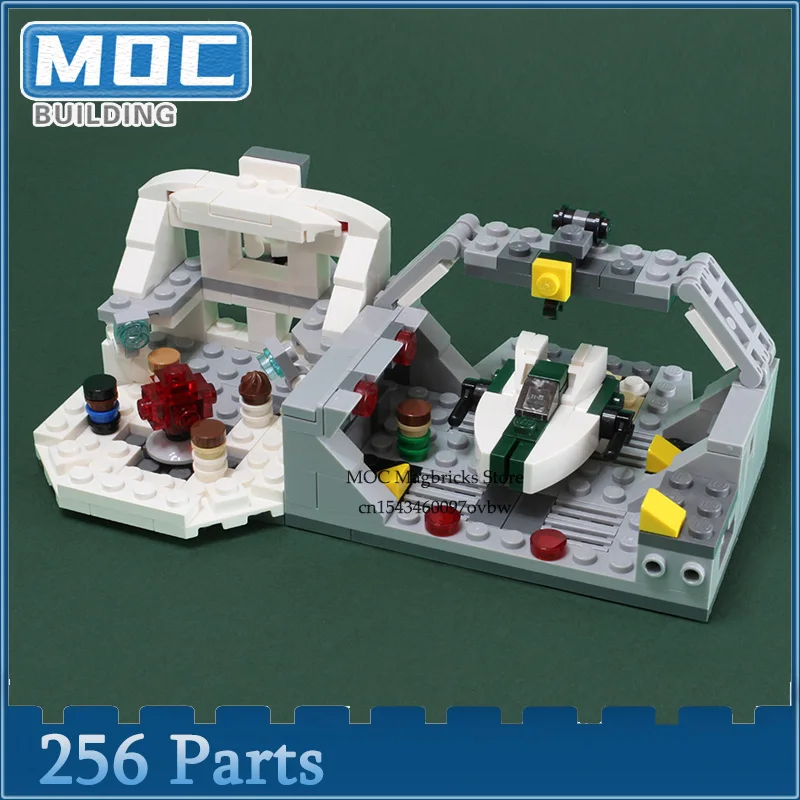 Micro Home One Movie Scene MOC importer décennie ks, Diorama Architecture Technology Bricks, DIY Assembly Model Toys, Xmas Gifts