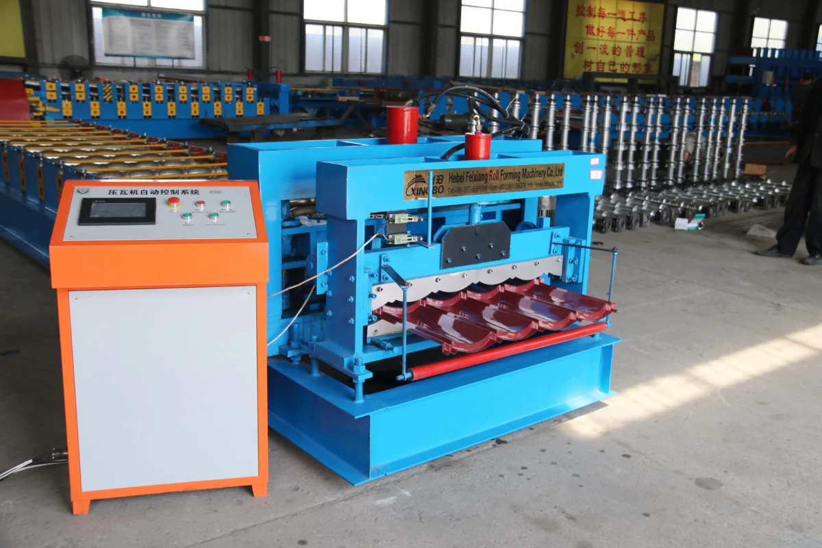 Produce Roof Tile Forming Machine/Glazed Tile Making Machine/Steel Sheet Roll Former Aluminum Metal Glazed Tile Forming Machine