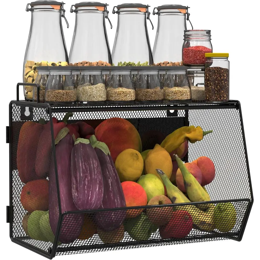 

Set of Magnetic Lids for Shelving, Fruit and Vegetable Storage Bins, Pantry Organizers, Large Spice Racks for Kitchen Counter an