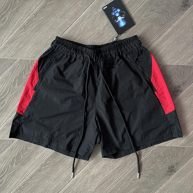 Hellstar Studios Sample Shorts Casual Patchwork Summer Leisure Pants Straight Leg Short Length Youthful Energy Style for Men view 4