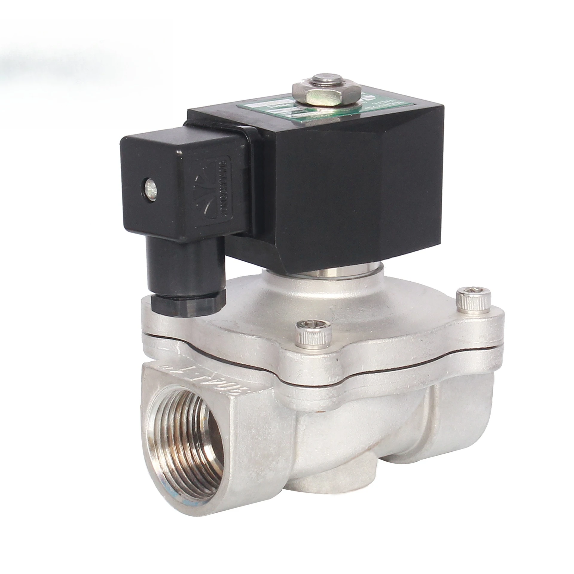 Yongchuang 2W11 Direct Acting Diaphragm Solenoid Valve Normally Closed Air Compressor Intake and Suction Control Accessories