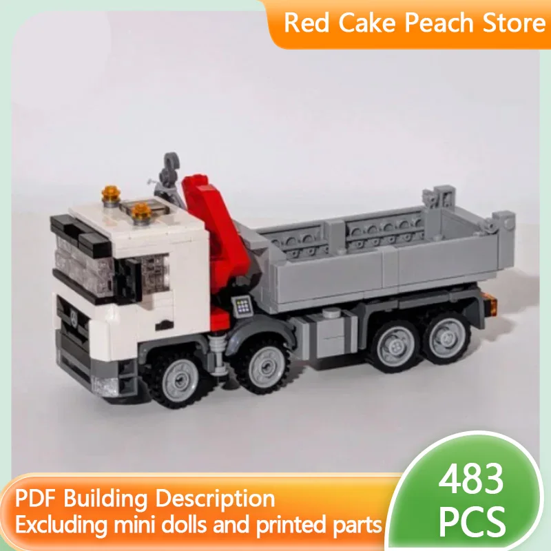 

City Car Model MOC Building Brick Tipping Bucket Construction Vehicle Modular Technology Children Toy Suit Holiday Gift Assemble