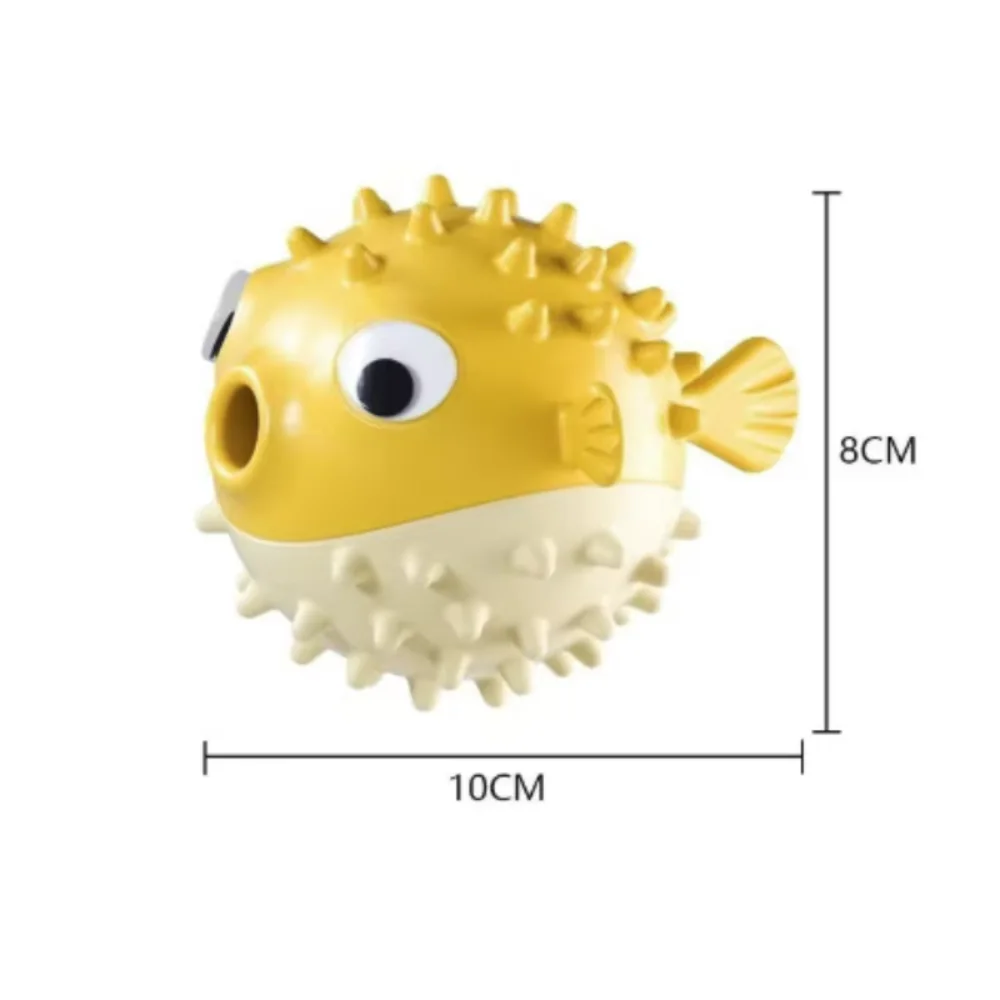 1PC Interactive Bouncing Fish Treat Dispenser Dog Toy Slow Feeder Puzzle for Dogs And Cats Self-Play Boredom Relief Pet Toy