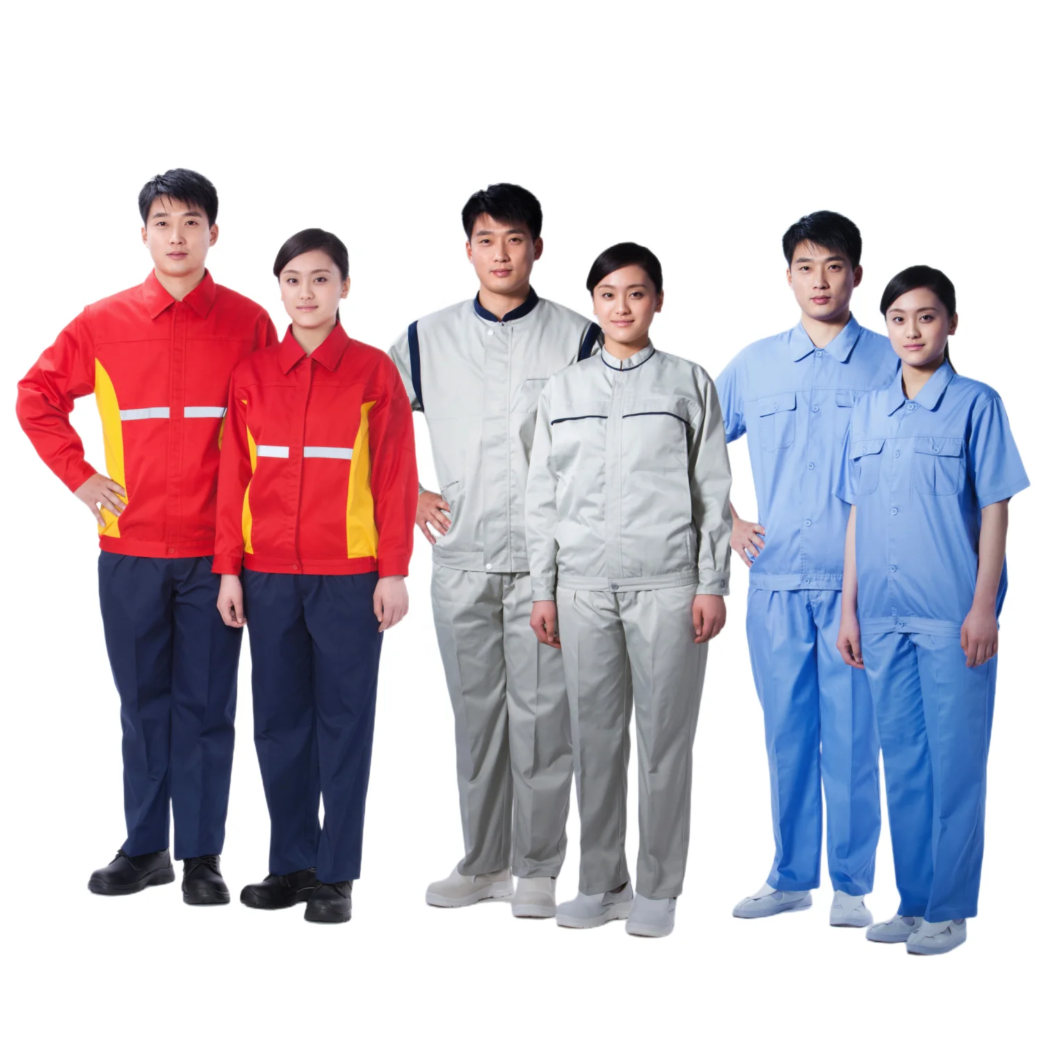 Repair Factory Protective TC Mechanic Shirt Long Sleeve Jacket Workwear Antistatic ESD Working Clothes Labor Cleanroom Uniforms