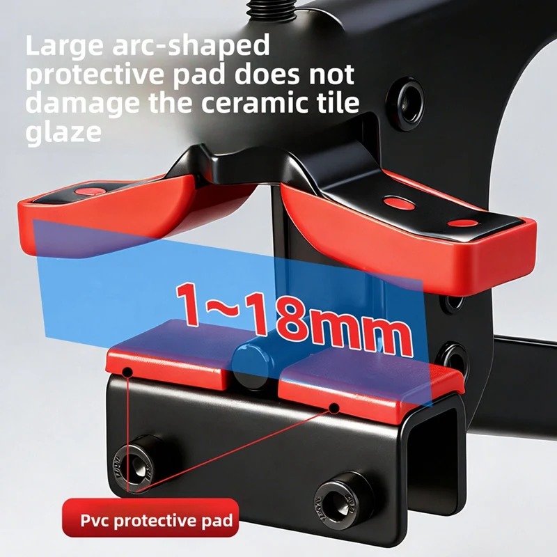 DTA5 Tile Cutting Breaking Pliers, Heavy Duty Tile Splitter, Torsion Handle Manual Tool for DIY Tiling