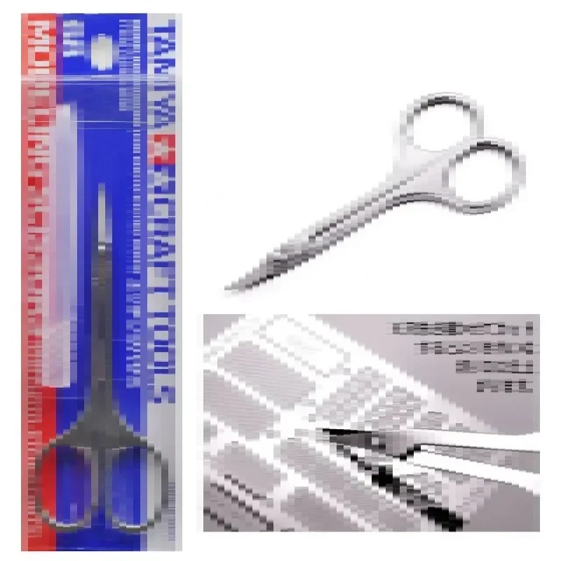 

Tamiya 74068 Modeling Scissors Model Etched Parts Cutting Tool Curved Blade Model Building Tools for Adults Model Hobby DIY