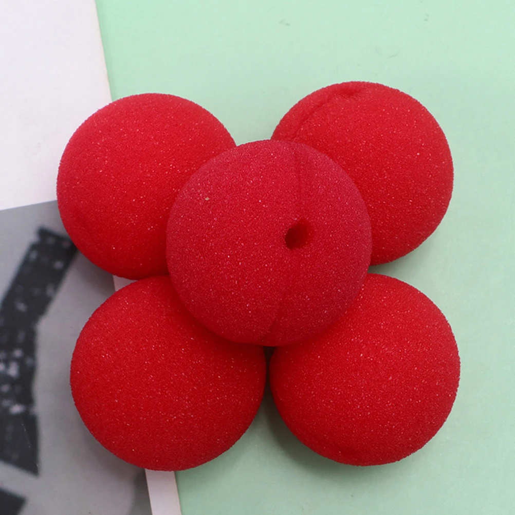 40 Buah Hidung Badut Merah Spons Sirkus Hidung Menyenangkan untuk Halloween Natal Kostum Karnaval Festival Make Up Ornamen Pesta 2025 Baru