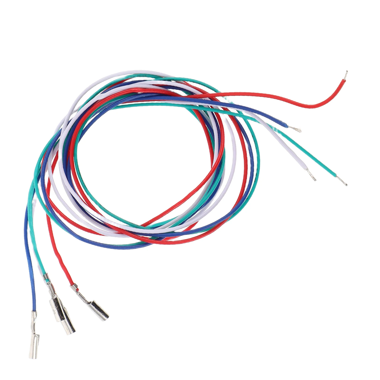

4Pcs Quick Replace Copper Headshell Wires Distinct Color Coding for Turntable Phonograph Accessory Turntable Phonograph Wires