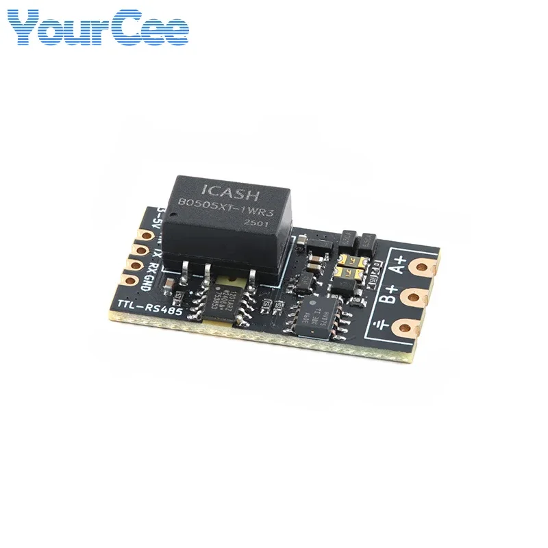 5pcs/1pc Isolated TTL to RS485 Level Board Module Serial Automatic Reverse High Speed 2Mbps Half-duplex Communication Isolation
