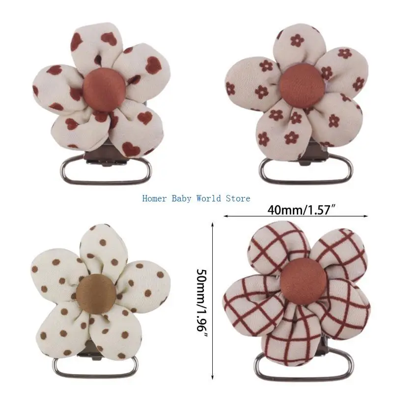 B2QD pacifier clip DIY Người giữ chân nacifier clip cho trẻ mới biết đi nắm bắt phụ kiện chuỗi pacifier 40x50mm/1.6x2 inch