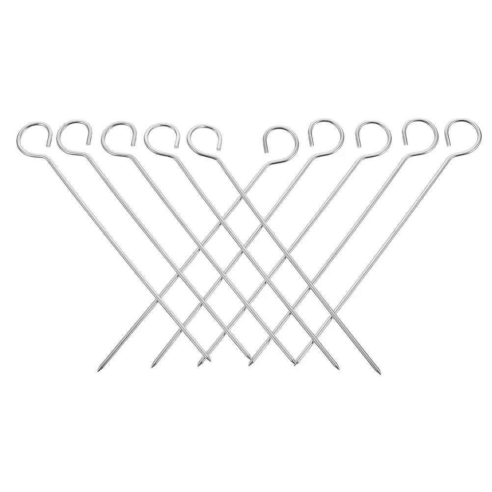 

10 Pcs Positioning Needle Making Wick Management Tool Silver Iron