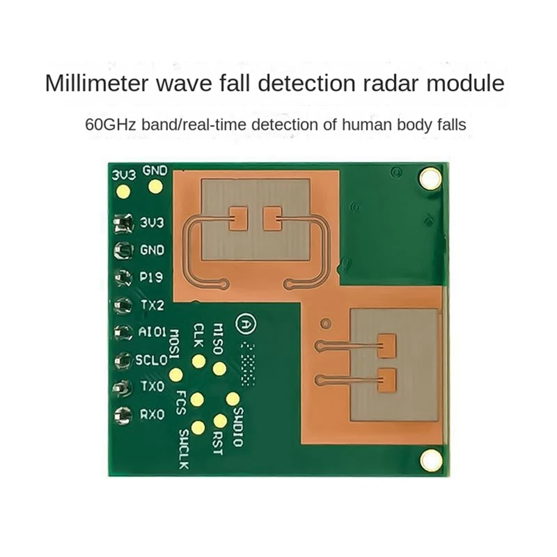 مستشعر رادار موجة ملليمتر غير ملامس ، كشف السقوط ، LD6002C ، Fmcw ، 60G