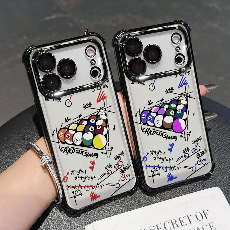 حافظة لهاتف آيفون 16 15 14 بلس 16e 13 12 11 Pro Max 17 غطاء شفاف لهاتف آيفون بولينج ممتع #1