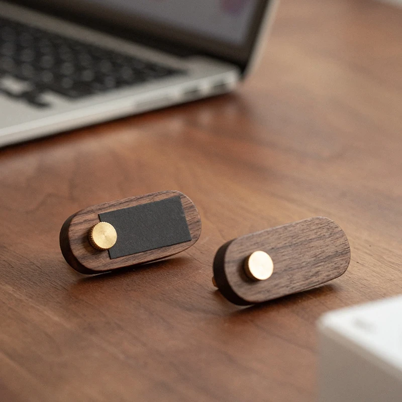 1PCS Solid Wood Small Price Display Card Cake Product Tag Simple Handwritten Label Easy To Use