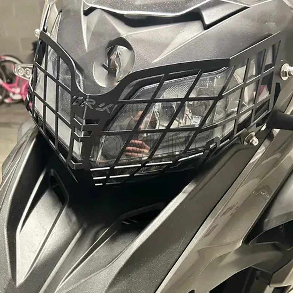 

For Benelli TRK502 TRK502X TRK 502 X 502X 2018 2023 2024 2025 Motorcycle Accessories Headlight Guard Grille HeadLamp Protector