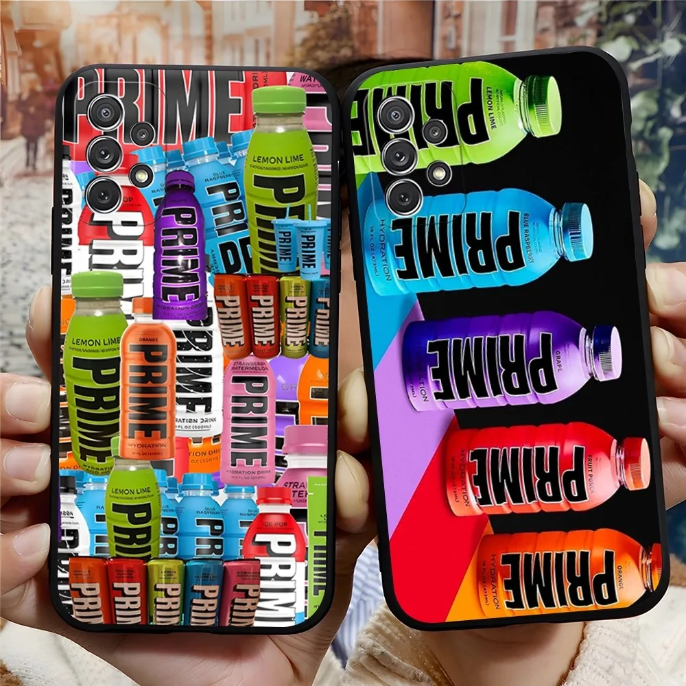 Prime Drink Phone Case for Samsung Galaxy S24 S23 S22 S20 S21 Ultra Fe Plus M54 A34 A54 A24 A52 A53 Coque