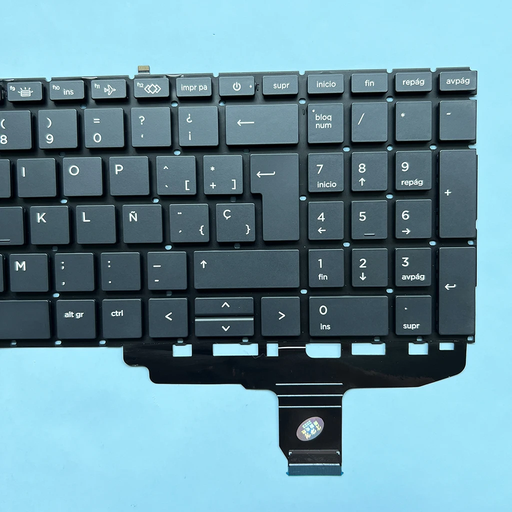 Imagem -05 - Teclado Espanhol para hp g7 850 g8 855 g7 855 g8 750 g8 755 g7 755 g7 755 g7 755 g7 755 g8 L89916081skh22027bl-spa