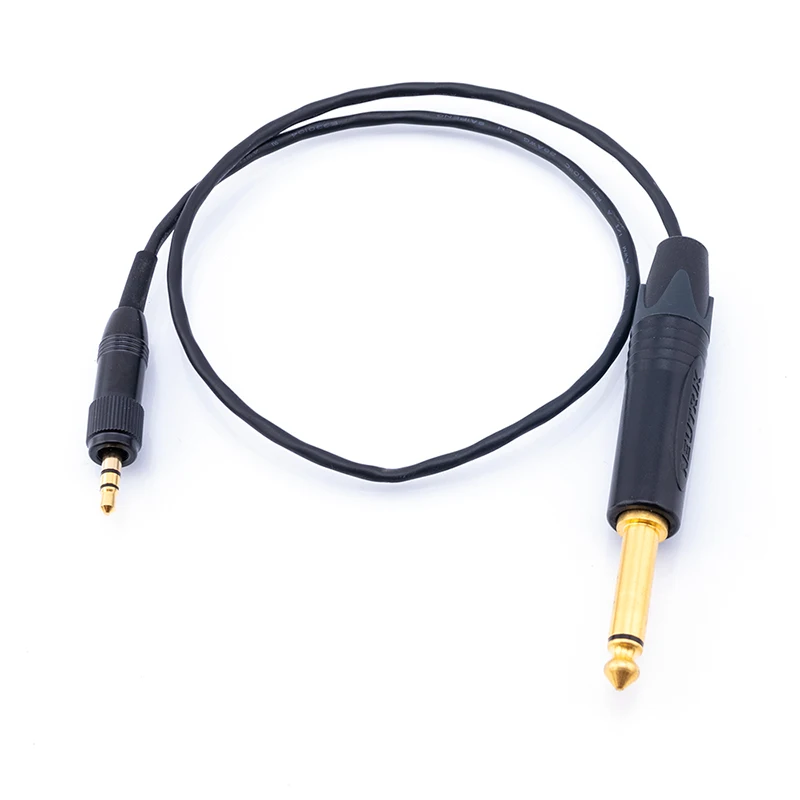 Mogami 3.5 śruba blokująca Stereo do 6.35mm Jack gitara kabel Audio Instrument przewód do Sennheiser Wireless EW100/352/172/512/322/G3