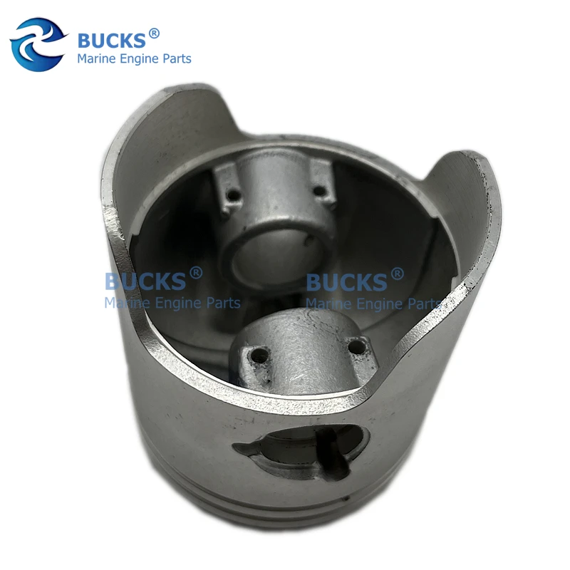 Piston Set for Yamaha Outboard Motor 2T 60HP 6K5-11635-00 + 6K5-11601-12 72.25MM (+0.25MM O/S) Genuine Part