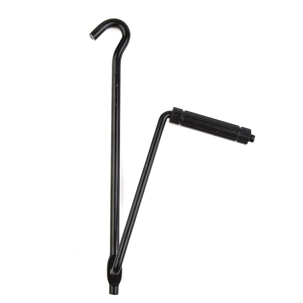 

Car Steel Crank Handle Garage Tire Wheel Lug Wrench Crank Speed Handle Tool For Scissor Jack Lifter With Single Hole