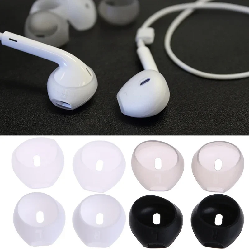 5 pares de fones de ouvido silicone anti-lost earmuffs para apple airpods 1 2 3 pro fones de ouvido não-deslizamento fones de ouvido macio capa de fone de ouvido