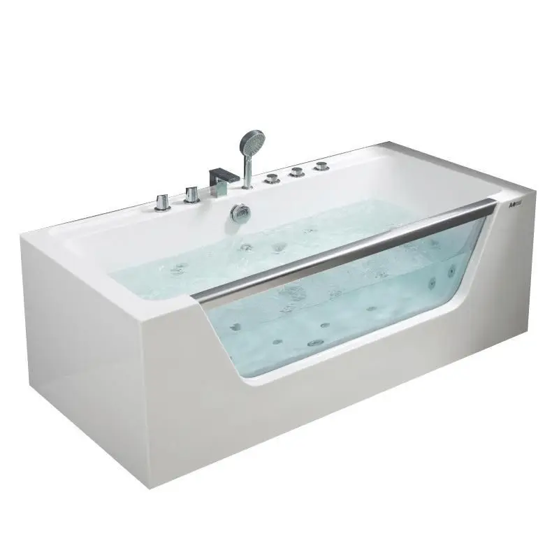 جديد تدليك تصفح خزان مستقل مستطيل الاكريليك حوض الاستحمام حمام P حمام المرحاض