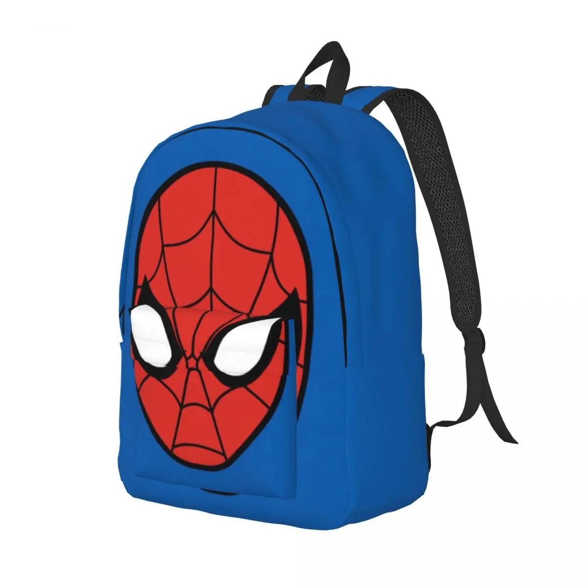 Custom Spider Man Head Canvas Backpacks for Men Women School College Students Bookbag Fits 15 Inch Laptop Bags